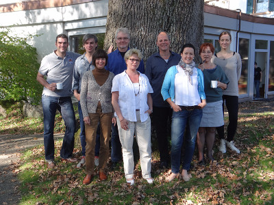 Teilnehmer und Trainer, Seminar 2014