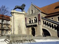 Burg Dankwarderode mit Löwe, Brauschweig